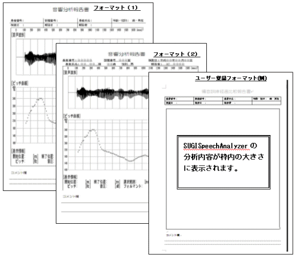 レポート作成フォーマット